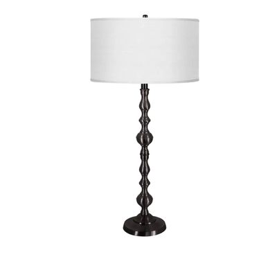 Nashville bronze buffet lamp - solid shade options - sbc-nashville-bronze-linen tan - Thumbnail 5