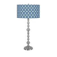 NASHVILLE BUFFET LAMP - NASHVILLE-POPPIES_VIOLET-NICKEL - Thumbnail 3