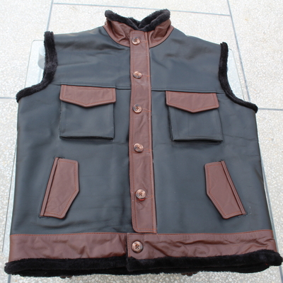 Jumanji the next level smolder bravestone dwayne johnson leather vest jacket motorcycle