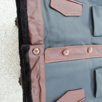 Jumanji The Next Level Smolder Bravestone Dwayne Johnson Leather Vest Jacket Motorcycle - Thumbnail 4