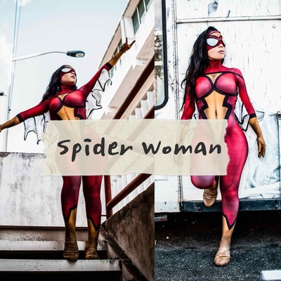 Spiderwoman Cosplay Digital 