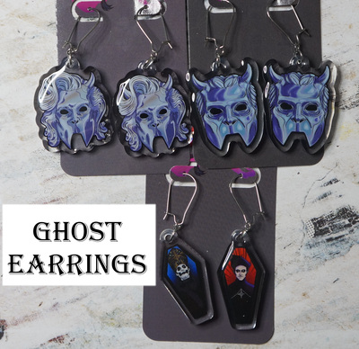 Ghost Themed Earrings