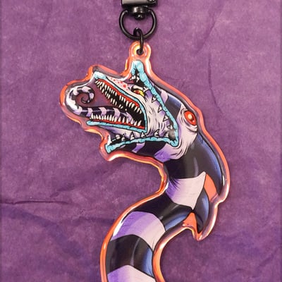 Sand worm key-chain