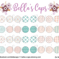 12mm Dear Love Digital Cabochon Earring Images - Thumbnail 1
