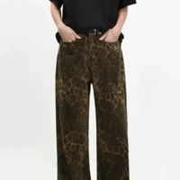 Women's Vintage leopard print jeans S Vol.1 - Thumbnail 4