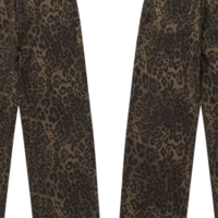 Men's Vintage leopard print jeans S Vol.1 - Thumbnail 3