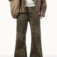 Men's Vintage leopard print jeans S Vol.1 - Thumbnail 1