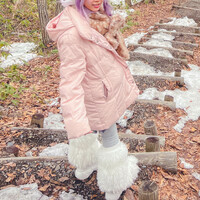 Tokyo Pink Puffer Coat - Thumbnail 3