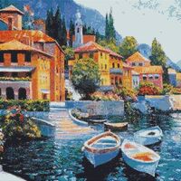Lakeside Villa Cross Stitch Pattern - Thumbnail 2