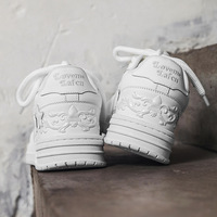 New Embossed Star Casual Shoes For Men - Thumbnail 2