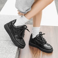 New Embossed Star Casual Shoes For Men - Thumbnail 6