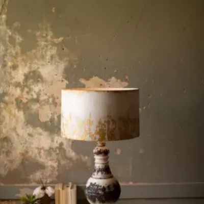 Metal table top lamp with metal shade 17"d x 34"t - ccg1551 - Thumbnail 4