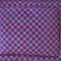 Magenta, Purple & Black Pattern Bed, fleece, 23.5 in. x 19.5 in. - Thumbnail 1