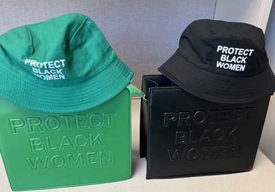  Purse & Hat -Protect our Black Women -Green