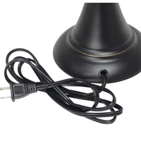 Lalia Home Homely Traditional Valletta 3 Piece Metal Lamp Set (2 Table Lamps, 1 Floor Lamp) - LHS-1007-RZ - Thumbnail 1