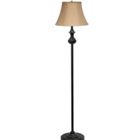 Lalia Home Homely Traditional Valletta 3 Piece Metal Lamp Set (2 Table Lamps, 1 Floor Lamp) - LHS-1007-RZ - Thumbnail 3