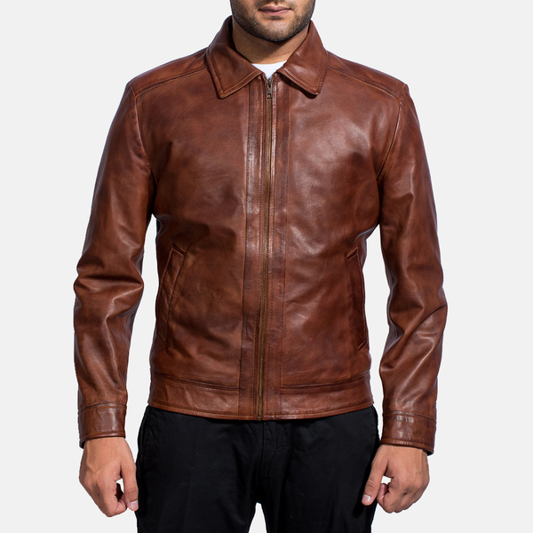 MarkX Brown Leather Jacket MKX # 2031
