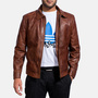 MarkX Brown Leather Jacket MKX # 2031-2