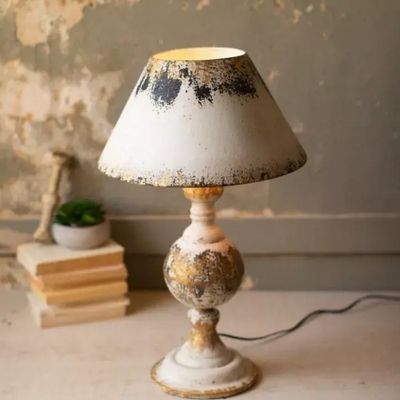 Table lamp with painted metal shade - ccg1531 - Thumbnail 5