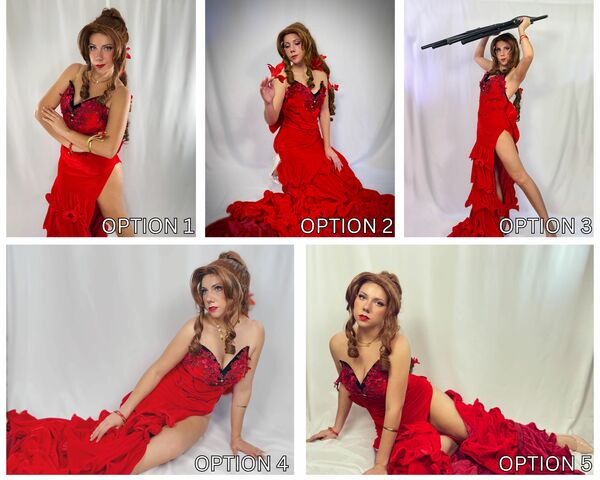 Wall Market Aerith - Signed 8x10 Cosplay Print