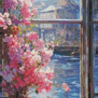 Window Cross Stitch Pattern - Thumbnail 1