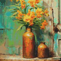 Vases Cross Stitch Pattern - Thumbnail 1