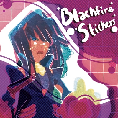 Blackfire stickers (singles) 