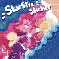 Starfire stickers (singles) 