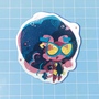 Spiderverse Jess-Cat riso stickers (singles) -1