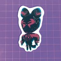 Spiderverse Miguel cat riso stickers (singles)  - Thumbnail 1