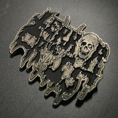 Terror Cross Logo Metal Pin