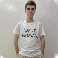 WANT WOMAN! T-Shirt - Thumbnail 2