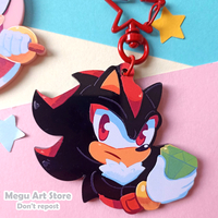 Sonic solid acrylic keychains - Thumbnail 1