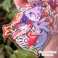 S B year of the Dragon holo keychain - Thumbnail 1
