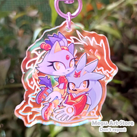 S B year of the Dragon holo keychain - Thumbnail 3