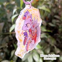 S B year of the Dragon holo keychain - Thumbnail 4