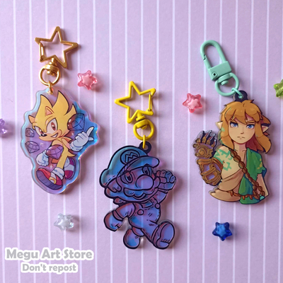 Heroes holo keychains