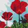 Red Poppies Cross Stitch Pattern-1
