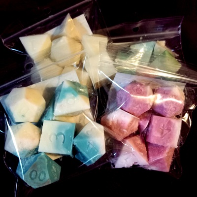 RTS dice set wax melts