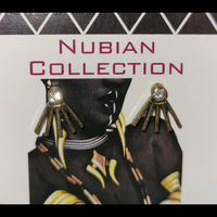 Amen-Ra RHINESTONE POST STYLE EARRINGS By Nubian Collection Artwear 🎨 - Thumbnail 1