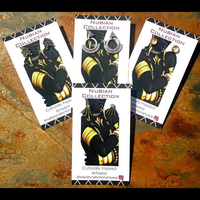 Amen-Ra RHINESTONE POST STYLE EARRINGS By Nubian Collection Artwear 🎨 - Thumbnail 4