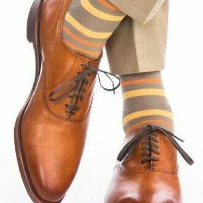 New men's handmade oxford brogues cap toe shoes, leather shoes
