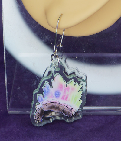Crystal Turtle Earrings