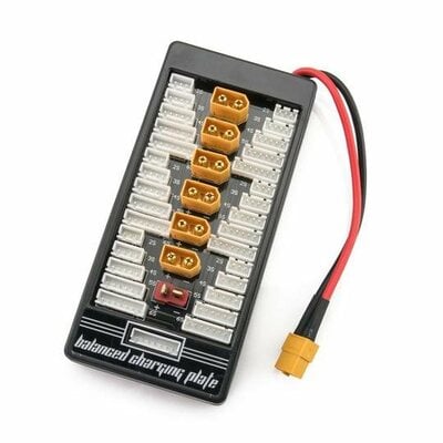 Hobbymate xt60 parallel charging board for 2-6s lipo battery