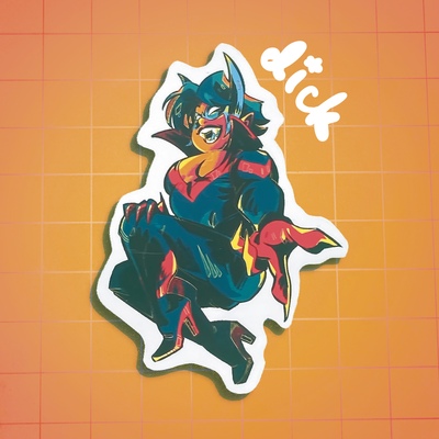 Halloweenie batfam stickers (singles)