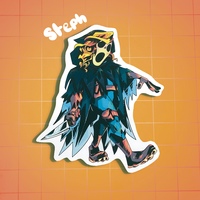 Halloweenie Batfam Stickers (singles) - Thumbnail 5