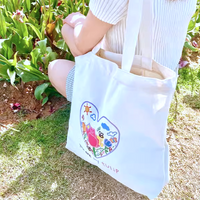 *Free Shipping*YOU ARE MY TULIP TOTE BAG - Thumbnail 4