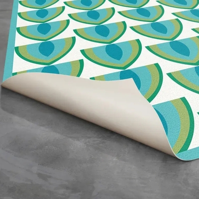 Fruit bowl' geometric non-slip indoor/outdoor rug - frtbwl-9x12