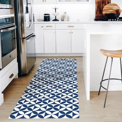 Fleur' geometric non-slip indoor/outdoor rug - fleur-9x12