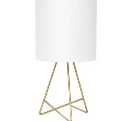 Simple designs down to the wire table lamp with fabric shade - lt2066-gdw - Thumbnail 4